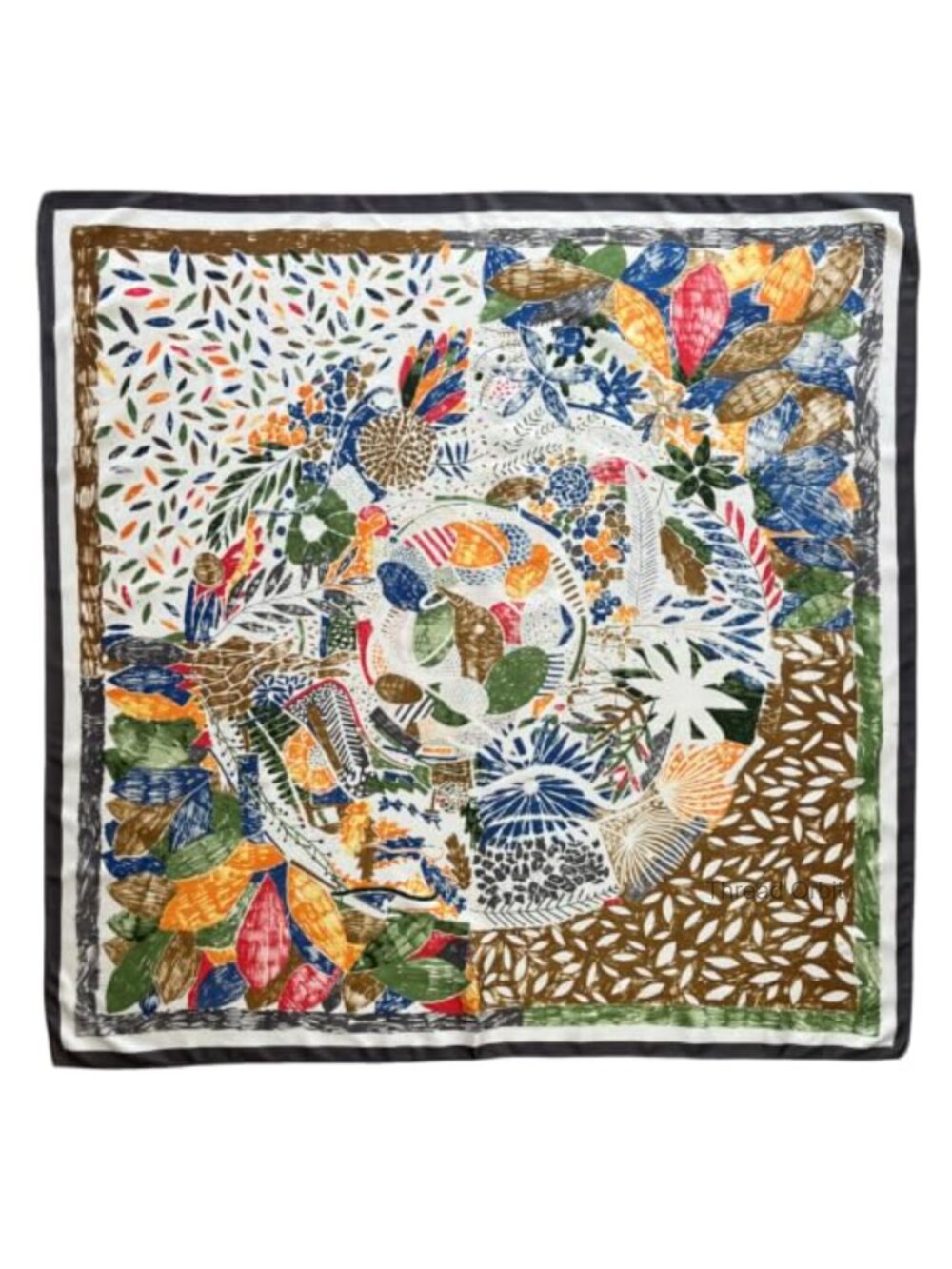 35" Square Satin Silk Head Scarf Hair Wrap Bandana Neck Scarf for Women